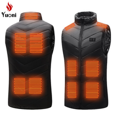 요우니 USB발열조끼 11구역 온열조끼 골프 웨어 등산 캠핑 낚시용