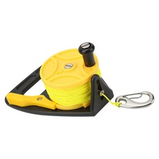 스쿠버 다이빙 릴과 엄지 스토퍼가 장착된 접이식 라인 다이빙 릴, Yellow