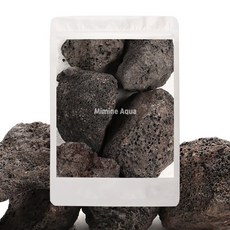 미미네아쿠아 세척 화산석 블랙 5개입(5~15cm), 5개