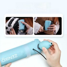 카메라 필 라이트 LED 조명 소프트 촬영 보조 램프, 1개, OT40 RGB 접이식 충기봉