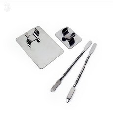 WITHNAMU 메이크업 팔레트 양끝 조색용 스파튤라 화장품 소분 스틱 화장품 혼합 스틱, 소형, 1개