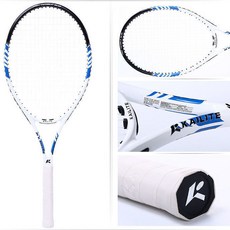 【櫥窗好物】台灣出貨 鋁碳一體訓練網球拍戶外健身運動器材男女通用球拍網球拍, 藍色, 1個, K-8330