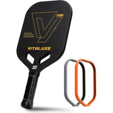 T700 원사 탄소 섬유 피클볼 패들 엣지리스 3K 텍스처드 마찰 표면 열성형 패들로 공기역학적 디자인이 적용되어 토너먼트용 파워와 컨트롤 스핀 최대, 컨트롤 패들+패들 테이프