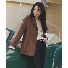 THEATG 더엣지 FW FAUX 스웨이드 자켓 2887393