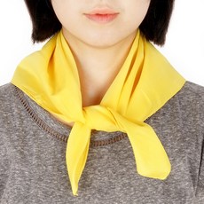 파티짱 응원 스카프 손수건 팀 체육대회 운동회, 응원스카프(노랑), 20개