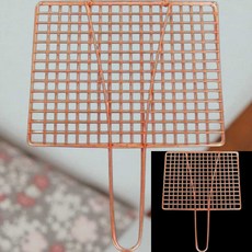 손잡이 사각 구리석쇠 스틸석쇠 숯불구이석쇠 김구이 구이석쇠