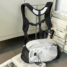 柏雅圖戶外多功能揹包男女通用輕便運動登山包旅行徒步騎行斜挎包, 【雙肩斜挎兩用】黑色-男女通用