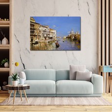 【御畫房】威尼斯之三 國家一級畫師手繪油畫60 90cm(VF-18), 1個