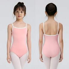 [에스투에이] 국산 탁텔 캔디 레오타드 유아 키즈 여아 어린이 주니어 발레복 일체형 유아발레복