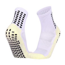 스포츠 족구 축구 쫀쫀 스판 논슬립 하프삭스 양말, 형광/FREE, 형광