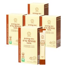 아르디엠 오리지널 NFC 유기농 레몬생강즙 100% 진저샷 레몬 생강, 5박스, 210g