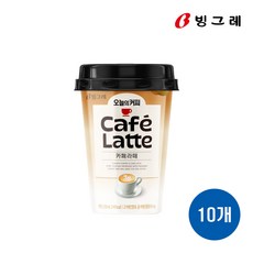 빙그레 오늘의커피 카페라떼, 10개, 10개, 250ml