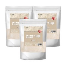 국산 찹쌀가루, 500g, 3개