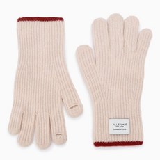 매장정품 JILLSTUART 질스튜어트 질스튜어트뉴욕 [핑거홀장갑] 핑크 울 캐시미어 혼방 라인 배색 핑거홀 장갑[JAGV5F623P1] 1249798