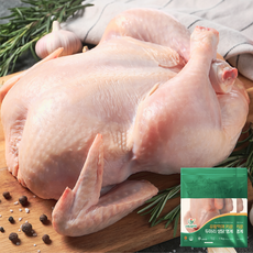 [밀리원/국내산] 유황 먹여 키운 신선한 두마리 생닭(냉장) 1.1kg, 2개