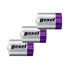 벡셀 망간 D형 건전지, 12개입, 4개