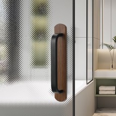 門拉手 通用型粘貼免打孔推拉門把手 木門櫥櫃櫃門手柄, 208白色,大號 （送免釘膠）, 1個