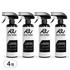 로드위너 피톤치드 편백수 차량용 탈취제, 500ml, 4개