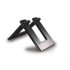 兒童平衡車/自行車停車架 10-12寸適用 穩固擺放 兒童單車配件, 全黑色 (無卡通圖案), 1個, 12吋