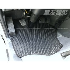 起亞 KAON 卡旺 專用 六角耐磨橡膠腳踏墊 蜂巢式防水耐磨地墊, 1個, 卡旺 單廂 2WD