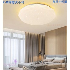星光點點 80cm 三色遙控無極透鏡晶片款 吸頂燈 KC1006-80, 160W三色光-附遙控調光-適7-10坪