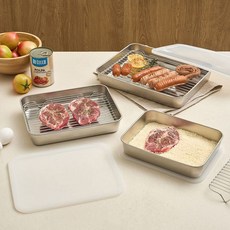 모던하우스 홈쿡 준비 304스텐 바트 세트 3 color 184265, 모던하우스 23X17x5cm