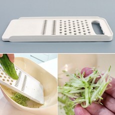 야채 갈기 썰기 슬라이서 가는채 채칼 강판 겸용 1개mi-5+1JBc