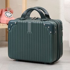 제조 업체 도매 가방 14inch 가방 패션 화장품 가방 보관 상자 고가 선물 상자, 16 인치 [비밀번호 잠금] 길이 34 * 폭 16 *, 다크 그린