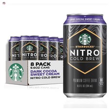 8캔 스타벅스 니트로 콜드브루 다크 코코아 스윗 크림 284ml, 8개, 1개