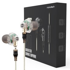 로랜텍 VJJB 프리미엄 인이어 이어폰, N1, 투명화이트