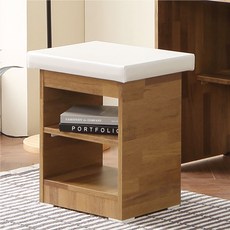 채움 가베라 600 | 800 입식 화장대, 추가_화장대의자(쿠션있음)i 멀바우