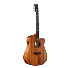 Veelah V1-DMCE 桃花心木單板民謠木吉他 可插電 演奏級享受, 1個