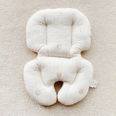 돗투돗x마롤로뜨 체어라이너 유아시트 아기의자 방석 식탁의자 시트, 반짝조개, 1개