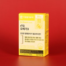 대웅제약 DR BEAR 닥터베어 알티지 rTG 오메가3 (30일분) 멀티케어, 30정, 3개
