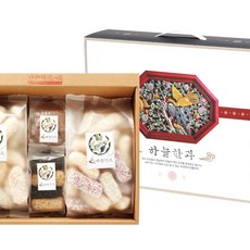 하늘한과 오복 한과 7종유과 + 찹쌀 약과 세트, 830g, 1세트
