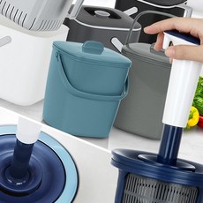 싱크대 음식물 탈수기 배수구 거름망 음식물수거함 분리 싱크대휴지통 처리 쓰레기통, 음식물쓰레기통 그레이