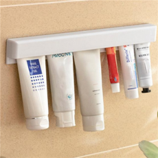 튜브형 욕실 튜브 걸이 클렌징 욕실 치약 걸이 접착식 보관함