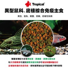 Tropical 異型鼠科底棲綜合免疫主食, 1個