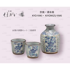 京燒・清水燒 三島唐草 酒具組, 1個