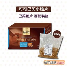 CACAO BARRY 可可巴芮小脆片 法國進口 250g, 1個
