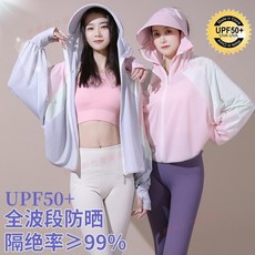嘉義出貨 UPF50 防晒衣女防紫外線透氣戶外騎行電動車防晒服冰絲拼接防晒服4.5