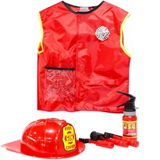 캐스비 플레이 역할의상 미래의소방관, 혼합 색상, 1개