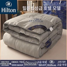 거위털 사계절 호텔침구 한파 폴란드 헝가리 바운티풀, 그레이