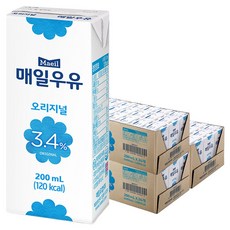 매일우유 오리지널, 200ml, 72개