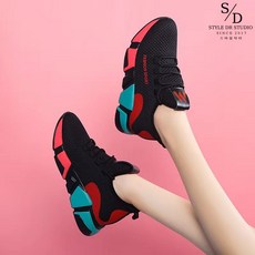 스타일닥터 여성 운동화 패션 스니커즈 빅사이즈 러닝화 편안한 런닝화 경량 워킹업 통기성 조깅화 트레킹화 캐주얼 신발