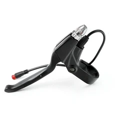 전동킥보드 호환 범용 전기 스쿠터 브레이크 레버 차단 파워 그립 핸들 대부분의 자전거 자전거용 핸들 바 액세서리 1 쌍, Left 2-pin plug, 1개