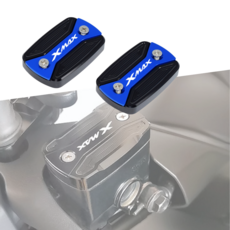 CHEKIS XMAX300 마스터실린더캡 좌우세트 브레이크오일캡 고급형 엑스맥스 전년식, 블루