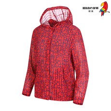 (여성)패턴 프린트 후드 점퍼형 셔츠_MLW2WS02