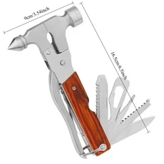 야외용 다기능 망치 자동차 유리창 파괴기 차량 내 화재 비상 도구 커터가 있는 탈출, 01 Multifunctional