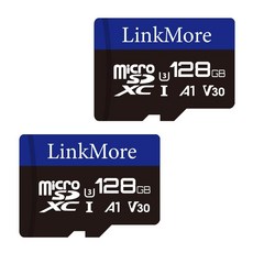 LinkMore XV13 128GB MicroSD 메모리 카드 MicroSDXC A1 UHS-I U3 V30 클래스 10 최대 95MB/s 읽기 최대 60MB/s 쓰기 SD, A1 V30